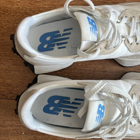 New Balance Cream and White Athletic Shoes - Picture 2 of 7